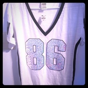 Small Ladies Shimmer Pink Tee